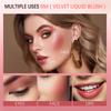 Liquid Face Blush Cheek Rouge Natural Smooth Cheek Blusher Rouge Pigmented Blusher Long Lasting Creamy Face Makeup Cosmetic