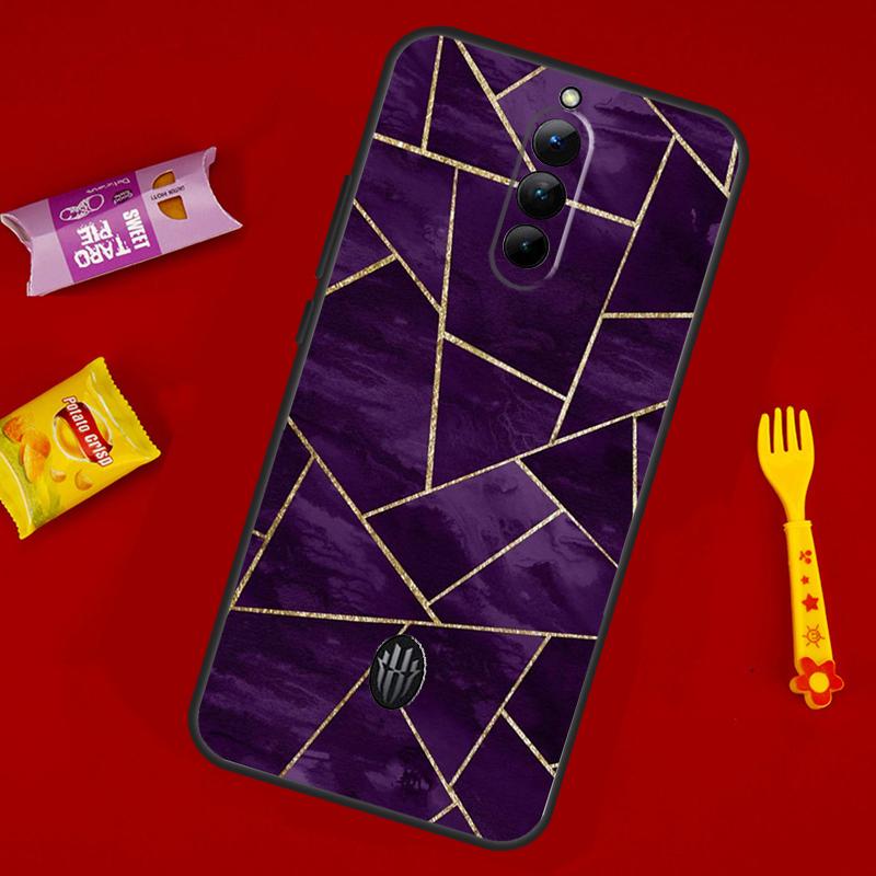 Геометрический абстрактный кристальный чехол для ZTE Nubia Red Magic 8S 9S 10S 8 9 10 11 Pro Plus 6 7 6S 7S Pro 6R 5G 10 Air