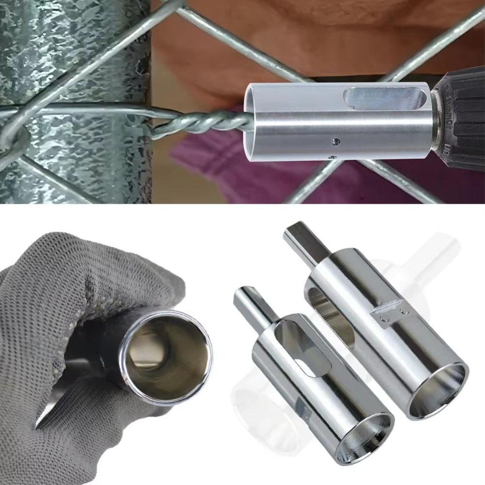 9-Gauge Twist Ties Tool 3-Jaw Drill Chuck Cable Wire Drill Chuck Tool Chain Link Fence