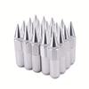 20Pcs M12X1.25 Spiked Aluminium 60MM Extended Tuner Wheels Rims Lug Nuts Racing