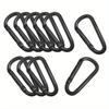 5pcs Aluminum Zinc Zinc Alloy Quick Release Carabiner D Type Outdoor Sports Buckle D Type Carabiner  Backpack