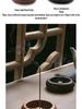 Walnut Mini Solid Wood Incense Holder - Multi-Hole Agarwood & Sandalwood Burner for Home & Travel