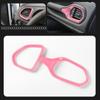 ABS Car Steering Wheel Headlight Switch Decoration Ring Central Air Vent Cover Stickers For Jeep Renegade 2017-2020 Car Exterior Accessories