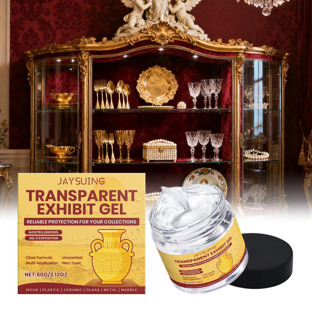 Transparent Exhibition Gel Provide Reliable Protection Repeated Use Multiple Times Multi-purpose Collections Protective Adhesive