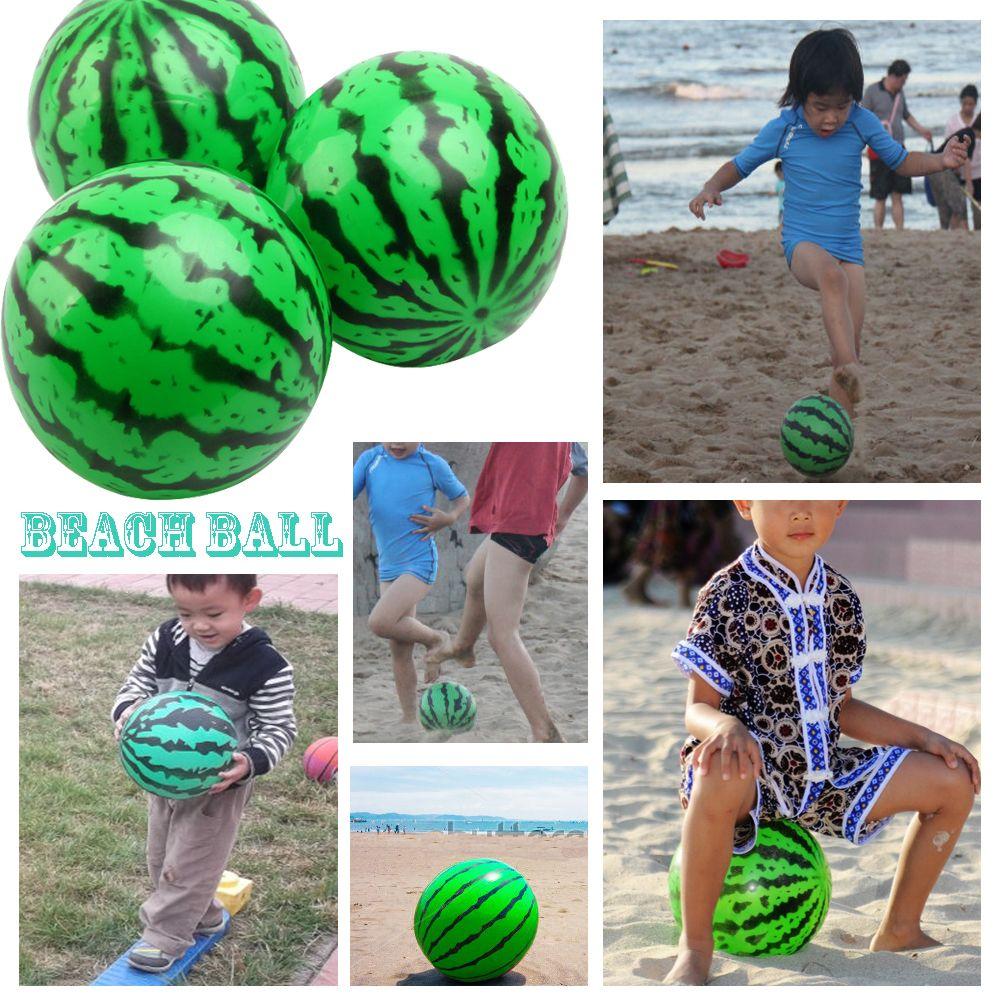 Garden Blowup Playtime Swimming Beach Ball Watermelon Shape Inflatable Toy