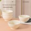 french small bowl 5-piece set, truffle white (wcfs05)
