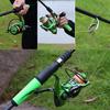SOUGAYILANG Fishing Rod and Reel Carbon Fiber Fishing Pole Spinning Fishing Reel for Bass Fishing