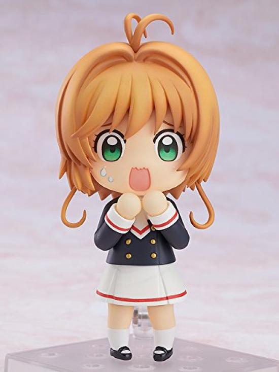 Good Smile Company Nendoroid Cardcaptor Sakura Clear Card Edition Sakura Kinomoto Tomoeda Junior High School Uniform Пластиковая окрашенная подвижная фигурка