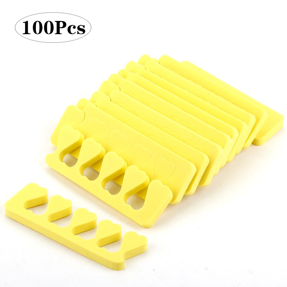 50/100 шт. разделители для ногтей, губка для педикюра, разделитель для пальцев ног, мягкий пенный гель, УФ-лак, маникюрные инструменты для салонов красоты и ногтей