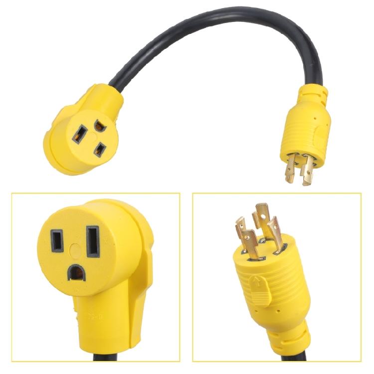 Прочный кабель-адаптер для генератора Nema L14-30P на 6-50R, адаптер для сварочного аппарата, 4-контактный на 3-контактный, 125/250 В