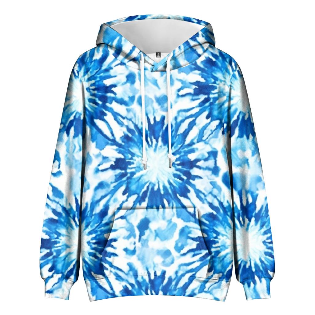 Men's Loose Printed Hooded Sweatshirt Men's Casual Fashion Sports Sweatshirt