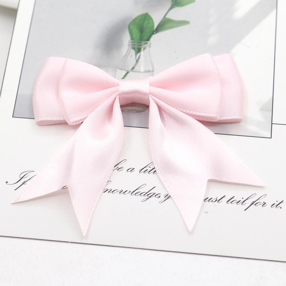 2,5 см полиэстер с двойным ласточкин хвостом бант на талию сделай сам цветок ручной работы