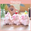 Charming Capybara Plush Keychain Cute Bubble Blowing Stuffed Animal With Soft Short Plush In Pink Yellow Red