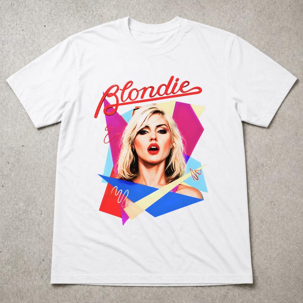 Blondie Debbie Harry T Shirt New Wave Punk Rock Tee Adults Kids White Black