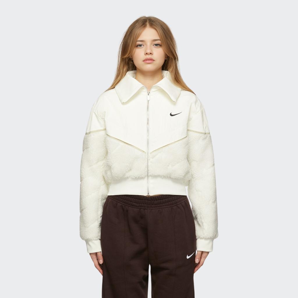 Nike Спортивная одежда Icon Clash Fleece Повседневная куртка Женские куртки Белые DD5093-133