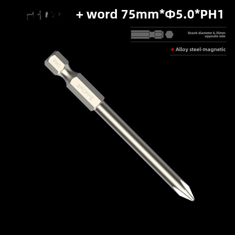 Магнитная крестовая отвертка BROPPE с электрической дрелью и пневматической насадкой