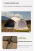 Палатка для кемпинга Mountain Dome: Большой открытый навес для нескольких гостей, идеально подходит для кемпингов и автопутешествий.