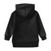 Children's Hoodie Boys And Girls Solid Color Long-sleeved Hooded Pocket Hoodie