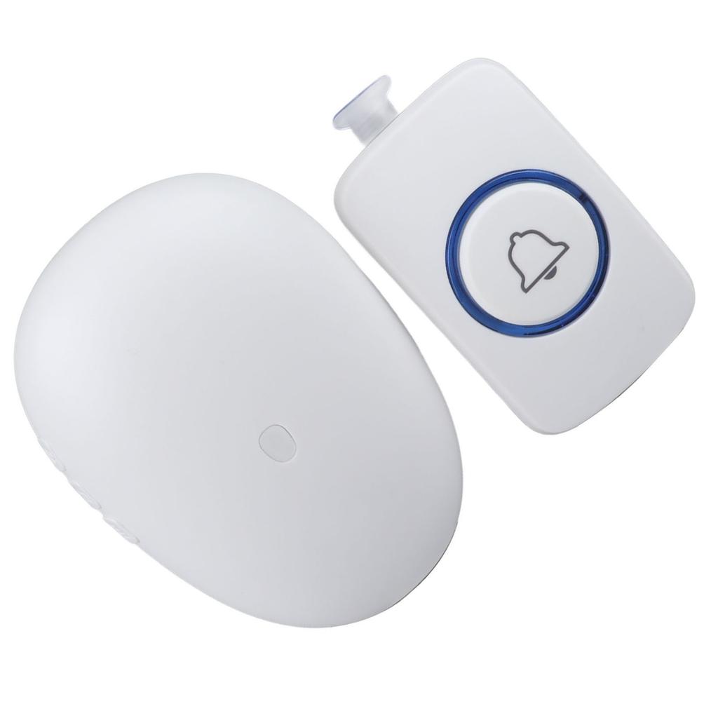 Wireless Doorbell Colorful Flashing Light 57 Ringtone Adjustable Volume for Home