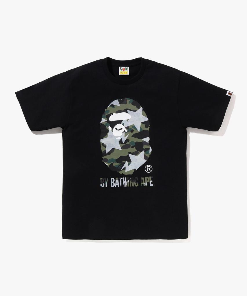 Футболка Beipeu Star Over Print First Camo от Bathing Ape(M) Черный/Зеленый