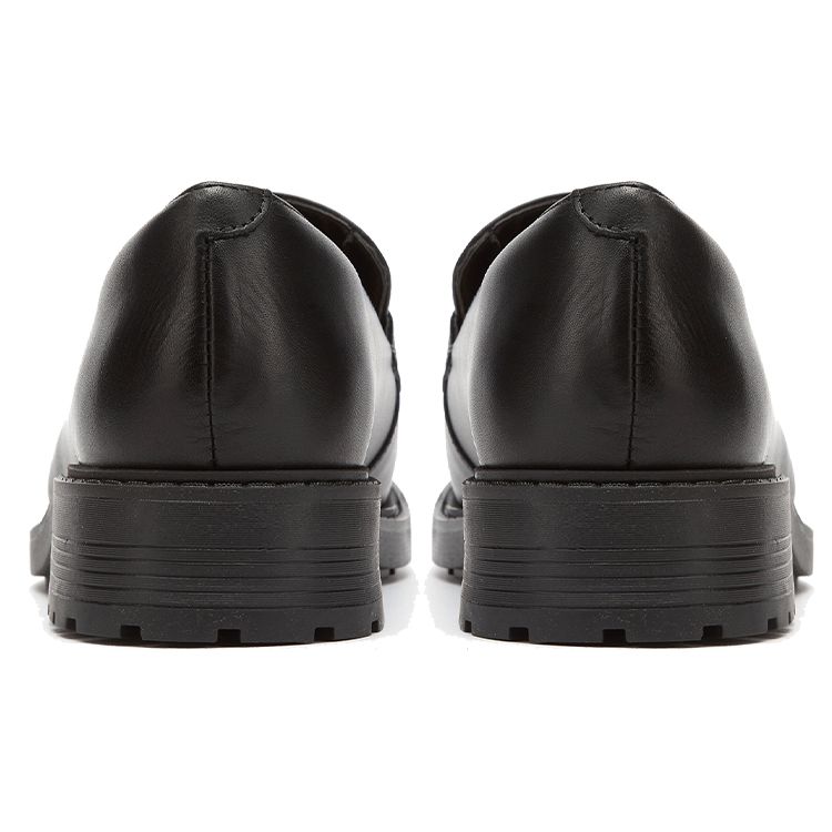 Clarks Кожаные лоферы с кисточками, модные, на толстой подошве, женские, черные 261616655