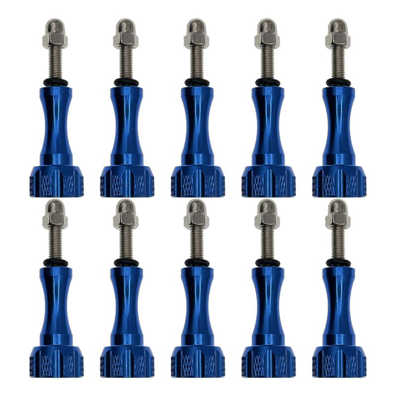 Aluminum Bolt Nut Thumb 1/4 Screws Mount for GoPro 13 12 11 10 9 8 DJI Osmo Action 5 6 Pro 4 Insta360 X6 X5 X4 Camera Accessory