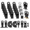 35-Piece Multi-Purpose Saw Blade Kit Compatible with Bosch/Fein/Makita