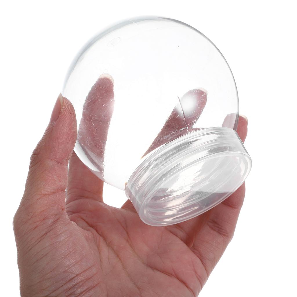 10 шт. Сделай сам Снежный Водяной Прозрачный Пластик Рождественские Поделки Прозрачная Форма-Глобус Для Украшений Начинающих Форма Шара Блестящие Бусины