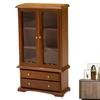 Jeproer Dollhouse Bookshelf Furniture, Miniature Bookshelf Furniture - 3-Story Miniature Display Shelf | Dollhouse Furniture Display Shelf, Dollhouse