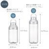 OSK LIPPY Water Clear Made in Easy to with Handle and Room Temperature BC-1000 Bottle, 1000ml, Gray, Japan, Clean, Gasket, Lightweight,