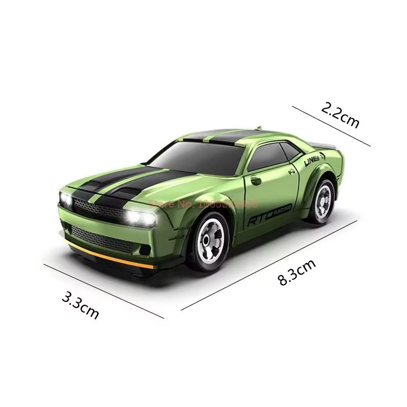 1:64 Scale Remote Control Car Full Four-Wheel Drive Drift Racing Desktop Model Toy for Children And Collectors Gifts