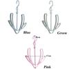 Rotatable Clothes Plastic Storage Shelf Shoe Racks 2 Hooks Drying Hanger