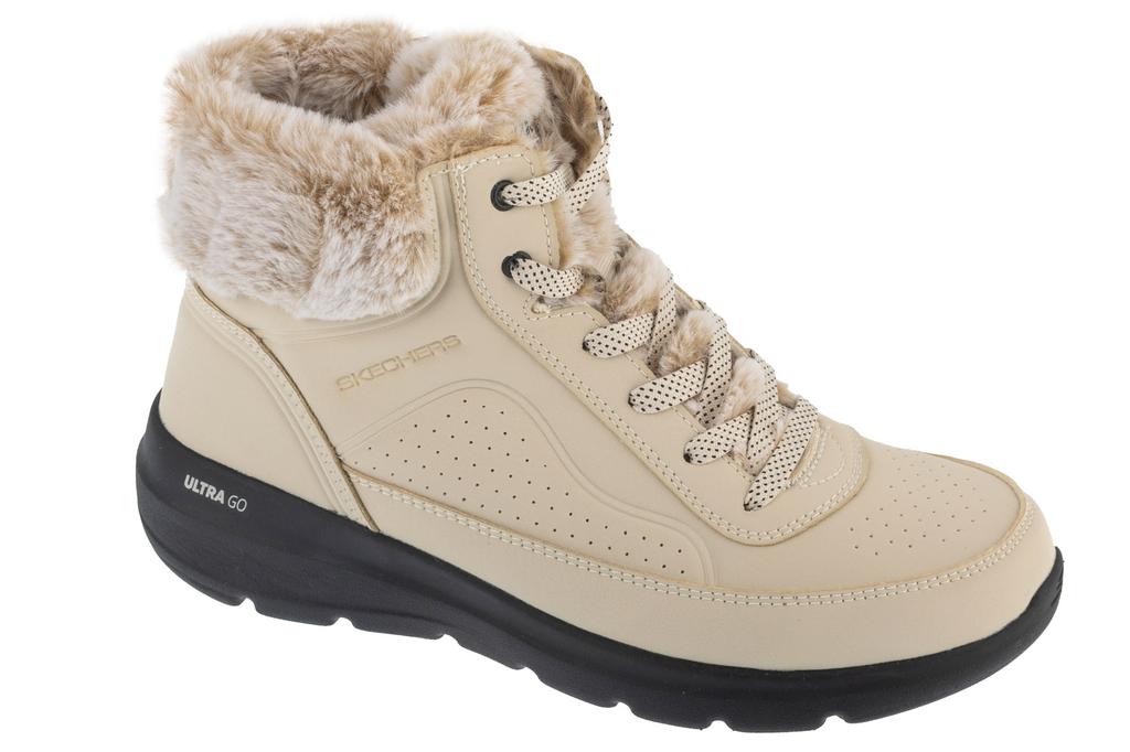 Skechers Glacial Ultra - Mountain Muse, Womens Beige Winter Boots