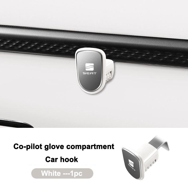 Car Seat Back Hook Adjustable Glovebox Hook Vehicle Back Seat Organizer For Seat FR Leon IBIZA Arona ArosaAtecaExeoMiiToledoLeon vbn155