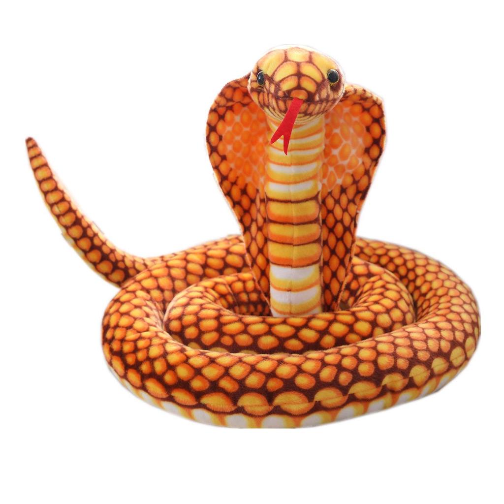 Cross-Border Cobra Python Plush Toy: Funny Snake Doll Gift for Boys
