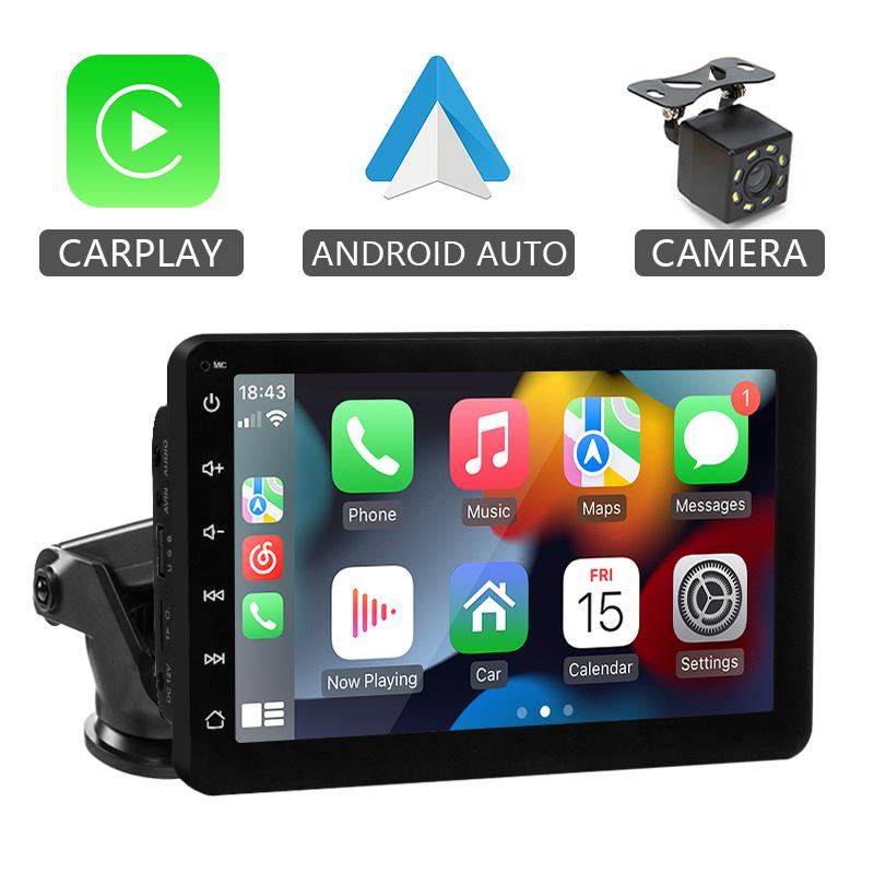 CarPlay Android Auto Car Radio Multimedia Video Player 7inch Portable Touch Screen Bluetooth 5.0