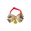 Christmas Pet Bow Tie  - Festive Plaid Dog  Collar Accessory For Holiday Parties & Photos