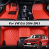100% Fit Custom Made Leather Car Floor Mats For VW Volkswagen Gol G6 G5 2005 2006 2007 2013 Carpet Rugs Foot Pads