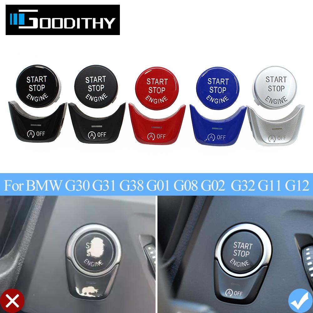 Engine Start Stop Button OFF Switch Cover For BMW 1 5 6 7 X3 X4 Series GT F52 G30 G31 G38 F90 G32 G11 G12 G01 G08 F97 G02 F98