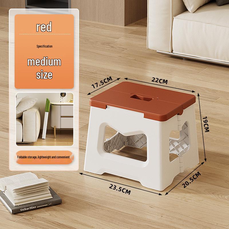 Компактный детский складной табурет для обуви и использования на открытом воздухе