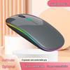 Rechargeable Luminous Bluetooth Dual-Mode Silent Wireless Mouse for Office/Home (Compatible with Huawei & Lenovo)