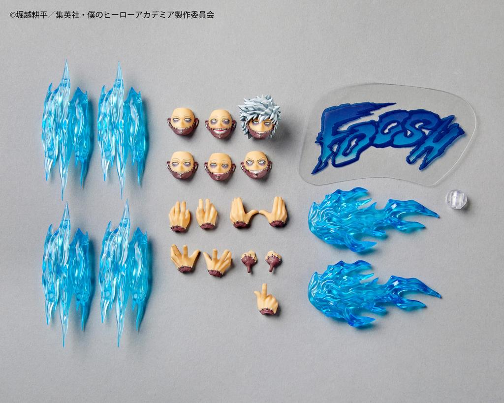 Kaiyodo Revoltech Amazing Yamaguchi My Hero Academia Dabi Высота 125 мм, окрашенная подвижная фигурка, приблизительная. ПВХ и АБС без масштаба