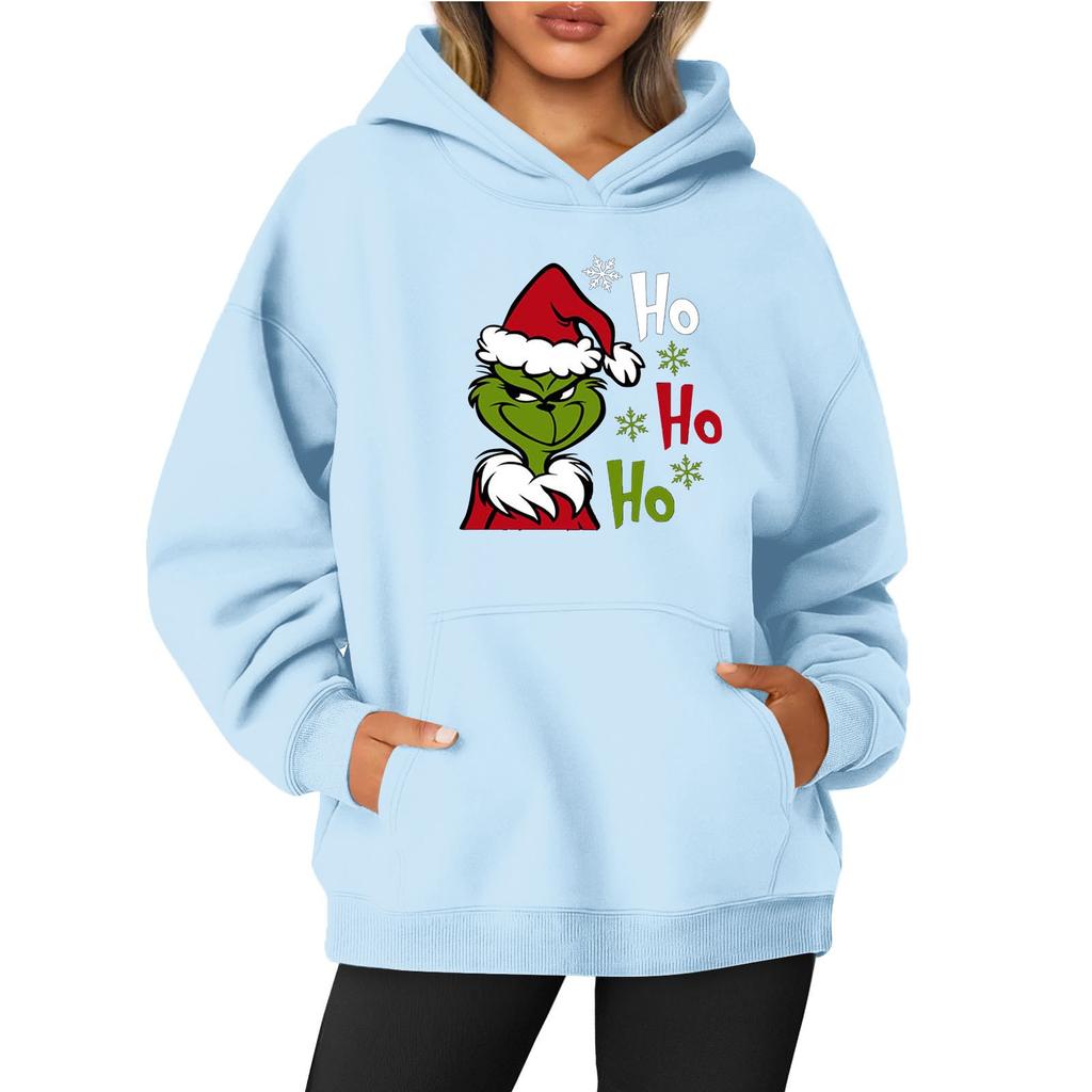 Женская однотонная толстовка с капюшоном и длинным рукавом с принтом