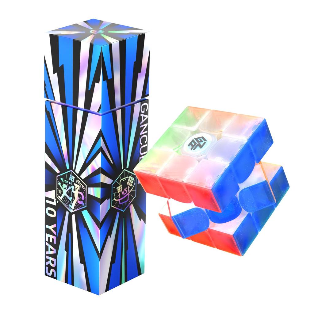 GAN15 Magnetic Float UV Speed Cube 3x3 Magnetic Speed Cube Kids Adult Edition Flagship Collector's