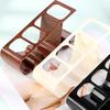 Desktop Storage Rack Remote Control Holder Multiple Compartments Space-Saving Stationery Mobile Phone Organizer
