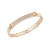 Swarovski Silver plated Bangles Women's Rose Gold 5184154