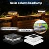 Солнечные фонари на столбы для улицы, 4x4 солнечные фонари для столбов забора с изменяющимся цветом RGB, для , патио, двора и сада, подходят для деревянных и виниловых столбов 4x4