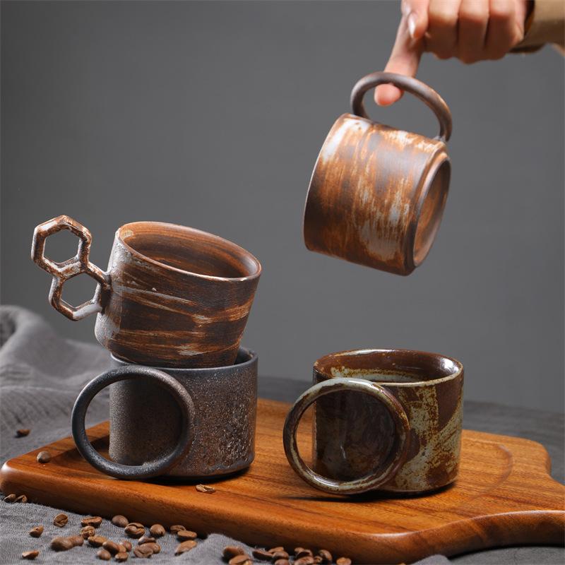 Creative Medieval Ceramic Mug Vintage Coffee Cup Ceramic Cup Nordic Afternoon Tea Cup