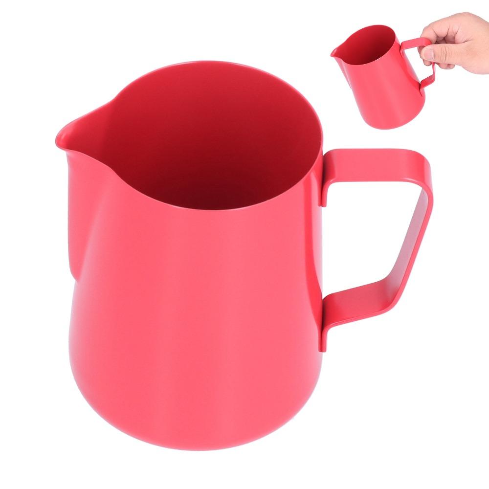 600ml Capacity Milk Frothing Jug Pointed Spout Stainless Steel Frothing Pitcher Latte Art