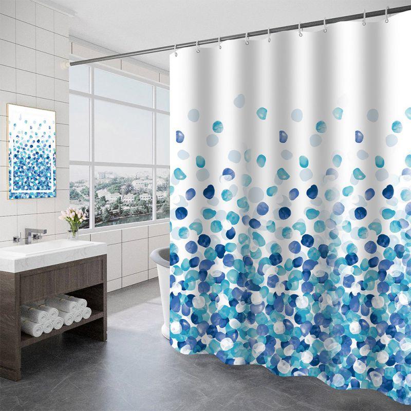 Shower Curtain Home Partition Curtain Thickened Polyester Curtains